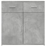 Engineered wood sideboard in gray concrete 79x38x80 cm by vidaXL, Sideboards - Ref: Foro24-840523, Price: 97,84 €, Discount: %