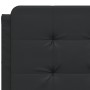 Bed frame with headboard black synthetic leather 120x200cm by vidaXL, Beds and slatted bases - Ref: Foro24-3208170, Price: 16...