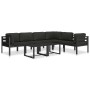 Modular corner sofa 1 unit with anthracite aluminum cushions by vidaXL, Modular outdoor sofas - Ref: Foro24-49239, Price: 265...