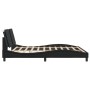 Estructura de cama con cabecero cuero sintético negro 180x200cm de vidaXL, Camas y somieres - Ref: Foro24-3208198, Precio: 21...