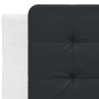 Bed with black and white synthetic leather mattress 90x190 cm by vidaXL, Beds and slatted bases - Ref: Foro24-3208837, Price:...