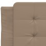 Bed with cappuccino synthetic leather mattress 90x200 cm by vidaXL, Beds and slatted bases - Ref: Foro24-3208842, Price: 284,...