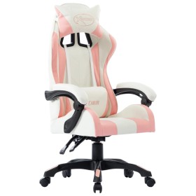 Rosafarbener Gaming-Stuhl aus Kunstleder von vidaXL, Bürostühle - Ref: Foro24-287984, Preis: 135,99 €, Rabatt: %