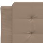 Bed with cappuccino synthetic leather mattress 90x190 cm by vidaXL, Beds and slatted bases - Ref: Foro24-3208835, Price: 258,...