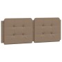 Bed with cappuccino synthetic leather mattress 160x200 cm by vidaXL, Beds and slatted bases - Ref: Foro24-3208877, Price: 436...