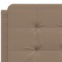 Bed with cappuccino synthetic leather mattress 160x200 cm by vidaXL, Beds and slatted bases - Ref: Foro24-3208877, Price: 436...