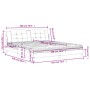 Bett mit schwarzer Kunstledermatratze 180x200 cm von vidaXL, Betten und Lattenroste - Ref: Foro24-3208880, Preis: 460,72 €, R...