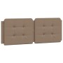 Bed with cappuccino synthetic leather mattress 120x200 cm by vidaXL, Beds and slatted bases - Ref: Foro24-3208856, Price: 411...