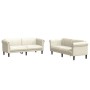 2-piece cream velvet sofa set by vidaXL, Sofas - Ref: Foro24-3209226, Price: 565,78 €, Discount: %