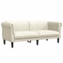 Set aus 2-teiligen cremefarbenen Samtsofas von vidaXL, Sofas - Ref: Foro24-3209226, Preis: 566,99 €, Rabatt: %