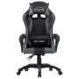 Silla gaming de cuero sintético gris de vidaXL, Sillas de oficina - Ref: Foro24-287980, Precio: 183,62 €, Descuento: %