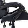 Silla gaming de cuero sintético gris de vidaXL, Sillas de oficina - Ref: Foro24-287980, Precio: 183,62 €, Descuento: %