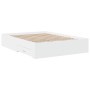 Cama con cajones madera de ingeniería blanca 140x190 cm de vidaXL, Camas y somieres - Ref: Foro24-3280398, Precio: 224,23 €, ...