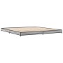 Estructura cama madera ingeniería metal gris Sonoma 200x200 cm de vidaXL, Camas y somieres - Ref: Foro24-845129, Precio: 102,...