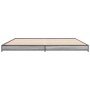 Estructura cama madera ingeniería metal gris Sonoma 200x200 cm de vidaXL, Camas y somieres - Ref: Foro24-845129, Precio: 102,...