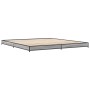 Estructura cama madera ingeniería metal gris Sonoma 200x200 cm de vidaXL, Camas y somieres - Ref: Foro24-845129, Precio: 102,...