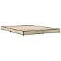 Estructura cama madera ingeniería metal roble Sonoma 140x190 cm de vidaXL, Camas y somieres - Ref: Foro24-845157, Precio: 86,...