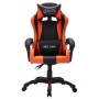 Gaming-Stuhl mit RGB-LED-Leuchten aus orangefarbenem und schwarzem Kunstleder von vidaXL, Bürostühle - Ref: Foro24-288002, Pr...