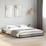 Estructura cama madera ingeniería metal gris Sonoma 120x190 cm de vidaXL, Camas y somieres - Ref: Foro24-845169, Precio: 84,1...