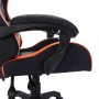 Silla gaming con luces LED RGB cuero sintético naranja y negro de vidaXL, Sillas de oficina - Ref: Foro24-288002, Precio: 198...