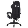 Silla gaming con luces LED RGB cuero sintético blanco y negro de vidaXL, Sillas de oficina - Ref: Foro24-288011, Precio: 194,...