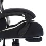 Silla gaming con luces LED RGB cuero sintético blanco y negro de vidaXL, Sillas de oficina - Ref: Foro24-288011, Precio: 194,...