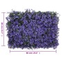   Valla de hojas artificiales 24 uds morado 40x60 cm de vidaXL, Jardín - Ref: Foro24-366643, Precio: 248,00 €, Descuento: %