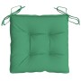 Cojines de silla de jardín 6 uds tela Oxford verde 40x40x7 cm de vidaXL, Cojines para sillas y sofás - Ref: Foro24-361467, Pr...