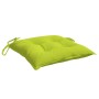 Cojines de silla de jardín 4 uds tela Oxford verde 40x40x7 cm de vidaXL, Cojines para sillas y sofás - Ref: Foro24-361484, Pr...