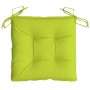 Cojines de silla de jardín 4 uds tela Oxford verde 40x40x7 cm de vidaXL, Cojines para sillas y sofás - Ref: Foro24-361484, Pr...