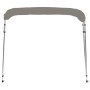 Toldo bimini de 4 arcos gris 236x199x135 cm de vidaXL, Cubiertas para almacenamiento de barcas - Ref: Foro24-94807, Precio: 2...