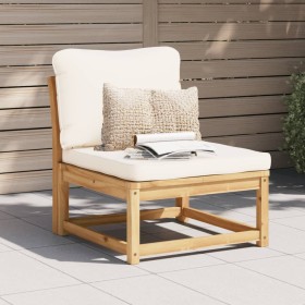 Garden sofa with solid acacia wood cushions by vidaXL, Modular outdoor sofas - Ref: Foro24-366489, Price: 120,99 €, Discount: %