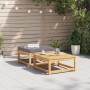 Garden stool with solid acacia wood cushions by vidaXL, Modular outdoor sofas - Ref: Foro24-366496, Price: 108,20 €, Discount: %