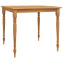 Mesa Batavia madera maciza de teca 85x85x75 cm de vidaXL, Mesas de jardín - Ref: Foro24-363254, Precio: 141,99 €, Descuento: %