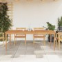 Batavia table made of solid teak wood 200x100x75 cm by vidaXL, Garden tables - Ref: Foro24-363256, Price: 272,59 €, Discount: %