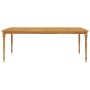 Batavia table made of solid teak wood 200x100x75 cm by vidaXL, Garden tables - Ref: Foro24-363256, Price: 272,59 €, Discount: %