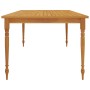 Batavia table made of solid teak wood 200x100x75 cm by vidaXL, Garden tables - Ref: Foro24-363256, Price: 272,59 €, Discount: %