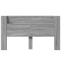 Sonoma gray LED bed headboard 180x16.5x103.5 cm by vidaXL, Headboards and footboards - Ref: Foro24-839264, Price: 119,99 €, D...