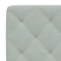 Light gray velvet padded headboard 120 cm by vidaXL, Headboards and footboards - Ref: Foro24-374720, Price: 59,99 €, Discount: %