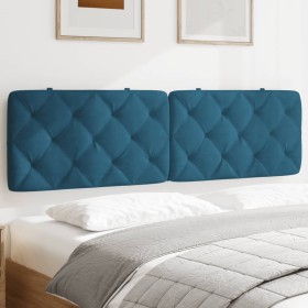 Cabecero de cama acolchado terciopelo azul 180 cm de vidaXL, Cabeceros y pies de cama - Ref: Foro24-374743, Precio: 75,99 €, ...