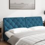 Cabecero de cama acolchado terciopelo azul 180 cm de vidaXL, Cabeceros y pies de cama - Ref: Foro24-374743, Precio: 76,82 €, ...