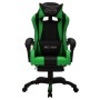 Silla gaming con luces LED RGB cuero sintético verde y negro de vidaXL, Sillas de oficina - Ref: Foro24-288009, Precio: 179,2...