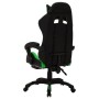 Silla gaming con luces LED RGB cuero sintético verde y negro de vidaXL, Sillas de oficina - Ref: Foro24-288009, Precio: 179,2...