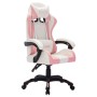 Silla gaming con luces LED RGB cuero sintético rosa y negro de vidaXL, Sillas de oficina - Ref: Foro24-288004, Precio: 162,10...