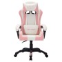 Silla gaming con luces LED RGB cuero sintético rosa y negro de vidaXL, Sillas de oficina - Ref: Foro24-288004, Precio: 162,10...