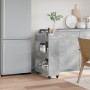 Wheeled cabinet made of gray concrete engineered wood, measuring 60x22x79 cm. by vidaXL, Lockers and storage cabinets - Ref: ...