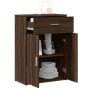 Aparador madera de ingeniería roble marrón 60x30x84 cm de vidaXL, Aparadores - Ref: Foro24-840498, Precio: 74,57 €, Descuento: %