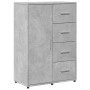 Aparador de madera de ingeniería gris hormigón 60x31x84 cm de vidaXL, Aparadores - Ref: Foro24-840509, Precio: 95,99 €, Descu...