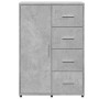 Aparador de madera de ingeniería gris hormigón 60x31x84 cm de vidaXL, Aparadores - Ref: Foro24-840509, Precio: 105,05 €, Desc...