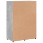 Aparador de madera de ingeniería gris hormigón 60x31x84 cm de vidaXL, Aparadores - Ref: Foro24-840509, Precio: 95,99 €, Descu...